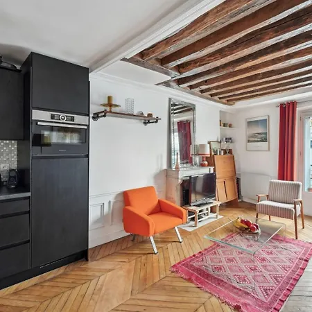 Bnbnook - Bright 1br By Opera & Louvre & Galleries Parigi
